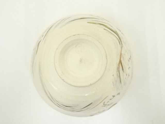 山澤松篁 涛画 茶碗 京焼 清水焼 茶道具 茶器 抹茶碗 共箱 共布